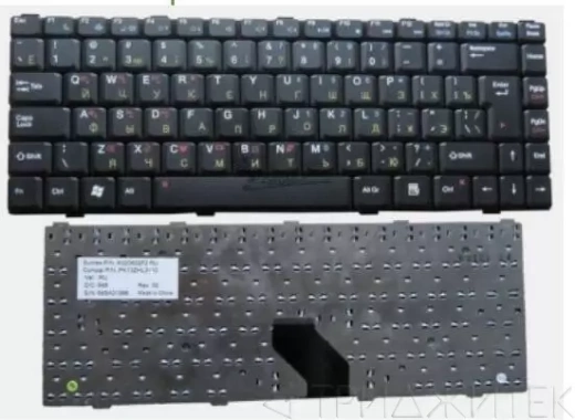 Клавиатура для ноутбука Asus Z96, Z96J, Z96F, S96J, S9, S96J, S96, Z84, Z84F, Z84J, чёрная