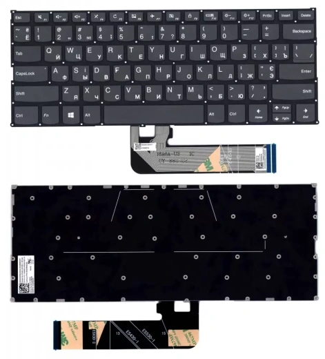Клавиатура для ноутбука Lenovo Ideapad 530S-14ARR черная