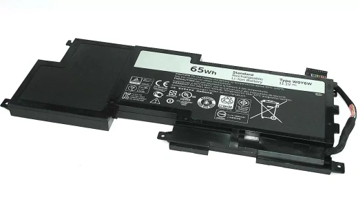 Аккумулятор (батарея) W0Y6W для ноутбука Dell XPS 15-L521X, 11.1В, 65Wh (оригинал)