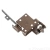 Петли крышки матрицы для ноутбука Asus K43, K43E, K43SA, K43SD, K43SJ, K43SM, K43SV левая, с направляющей