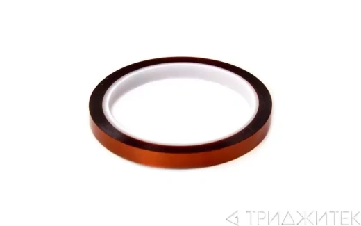 Термостойкий скотч (термоскотч) 10 мм, 33 м, до 300 °С