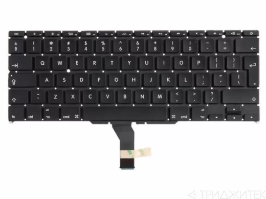 Клавиатура для ноутбука Apple MacBook Air 11 A1370 A1465, Mid 2011 - Early 2017, Г-образный Enter UK