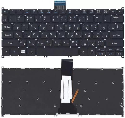 Клавиатура для ноутбука Acer V5-122P c подсветкой