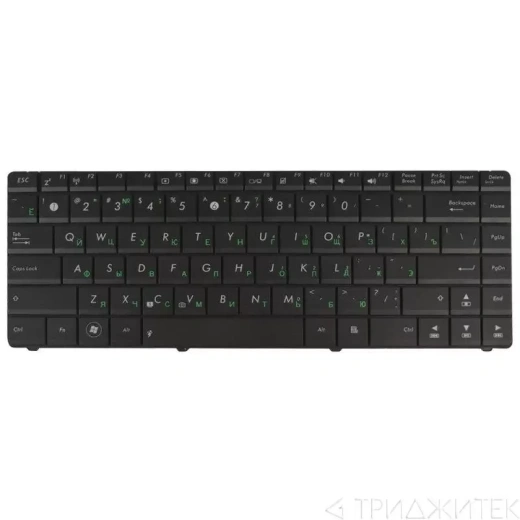 Клавиатура для ноутбука Asus X43 без рамки, с двумя винтами