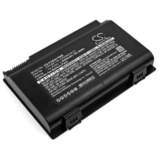 Аккумулятор CameronSino CS-FUE8410NB для ноутбука Fujitsu Celsius H250, 14.4В, 4400 мАч, 63.36 Вт, Li-ion, черный