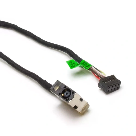 Разъем питания PJ582 для ноутбука HP 250, 255, Pavilion 15-E, 17-E Series. 4.5x3.0 mm с иглой. С кабелем 17 см
