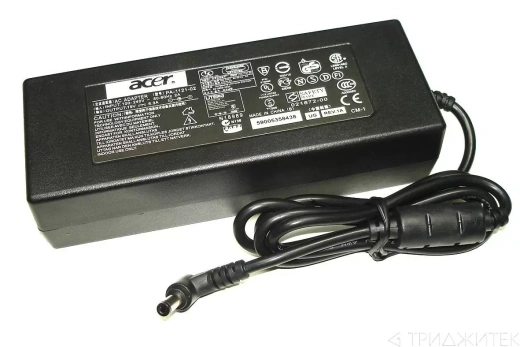 Блок питания (сетевой адаптер) для ноутбуков Acer 19V 3.42A 65W 5.5x2.5, без сетевого кабеля, (оригинал)