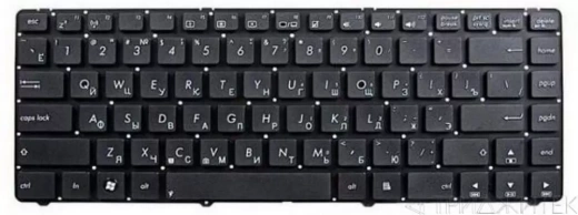 Клавиатура для ноутбука Asus K45, A45, черная