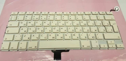 Клавиатура Apple Macbook Air 13"  A1342 White RU, Big Enter