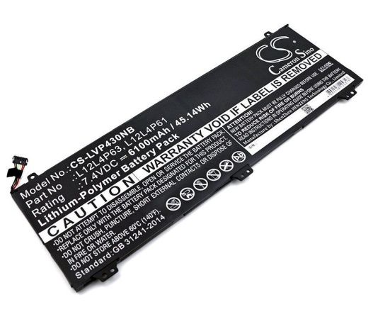 Аккумулятор CameronSino CS-LVP430NB для ноутбука Lenovo IdeaPad U330, U330 Touch, 7.4В, 6100 мАч, 45.14 Вт, Li-Polymer, черный