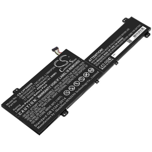 Аккумулятор CameronSino CS-LVF500NB для ноутбука Lenovo Flex 5 14 AMD 81X20005US, Flex 5, 11.55В, 4500 мАч, 51.98 Вт, Li-Polymer, черный
