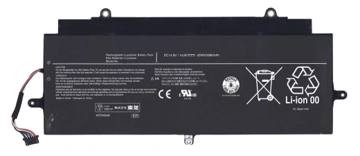 Аккумулятор для ноутбука Toshiba Ultrabook 3380 мАч, 14.4-14.4В (оригинал)