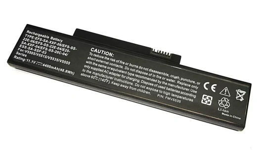 Аккумулятор для ноутбука Fujitsu-Siemens Siemens Esprimo Mobile V5535 4400-5200 мАч, 10.8-11.34В