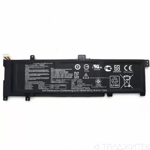 Аккумулятор для ноутбука Asus K501LB, K501U, K501UB, K501UW, K501UX, K501LX, K501L, 48Втч 11.4B