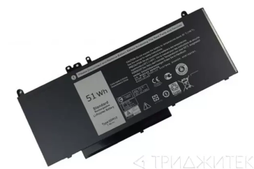 Аккумулятор для ноутбука Dell Latitude E5450, E5470, E5550, E5570, (G5M10), 51Втч, 7.4B (оригинал)