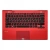 Клавиатура для Sony VPC-SB, VPC-SD (With Touch PAD, For Fingerprint) No Backlit, RU, Red/Black key