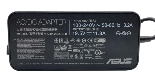 Блок питания (зарядное устройство ) ADP-230GB B (19,5  11.8A 230 Вт)  для ноутбука Asus ROG X95G FX95D FX95DU FX86F VX60G GL504GS GX501
