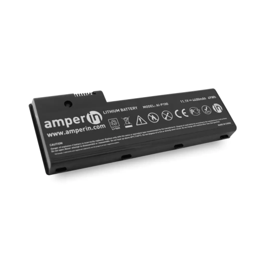 Аккумулятор (батарея) Amperin AI-P100 для ноутбука Toshiba Satellite P100, 11.1В, 4400мАч, 49Wh