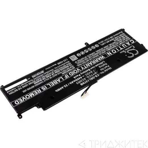 Аккумулятор для Dell Latitude 13 7370 (XCNR3) 7.6 В, 4400 мАч