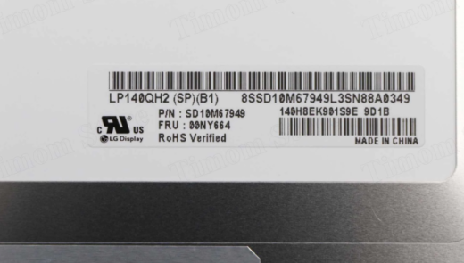 Матрица для ноутбука Lenovo ThinkPad T480 20L5 20L6  T480s 20L7 20L8 QHD IPS LCD 