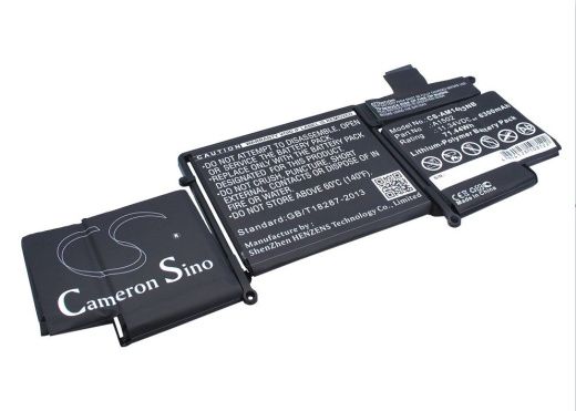 Аккумулятор CameronSino CS-AM1493NB для ноутбука Apple MacBook Pro ""Core i5" 2.4 13", 11.34В, 6300 мАч, 71.44 Вт, Li-Polymer, черный