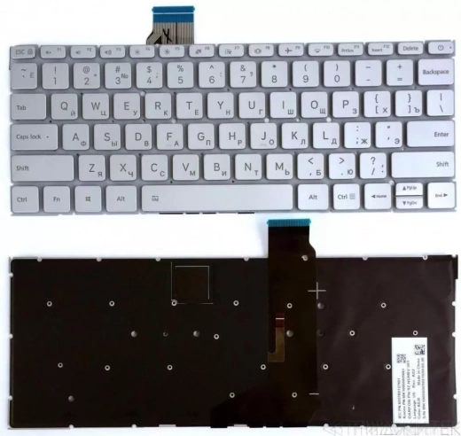 Клавиатура для ноутбука Xiaomi Air 12.5, серая