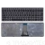 Клавиатура для ноутбука Lenovo IdeaPad Flex 15, G500S, G505S, S500, S510, Z510, черная, рамка серебрянная, с подсветкой