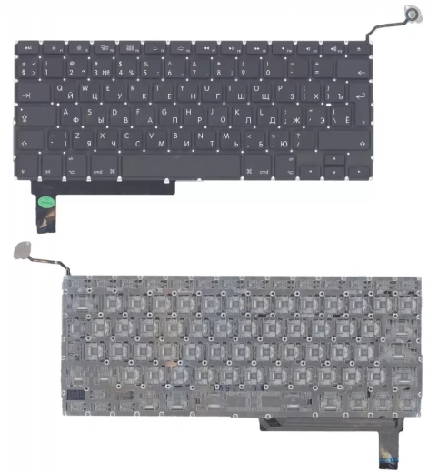 Клавиатура для ноутбука Apple A1286 without SD flat ENTER RU (оригинал)