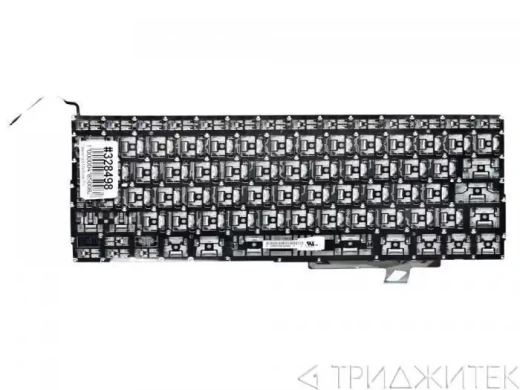 Клавиатура для ноутбука Apple MacBook Pro 17 A1297, Early 2009 - Late 2011, Г-образный Enter RUS