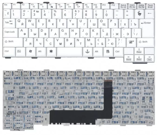 Клавиатура для ноутбука Fujitsu-Siemens LIFEBOOK P7230