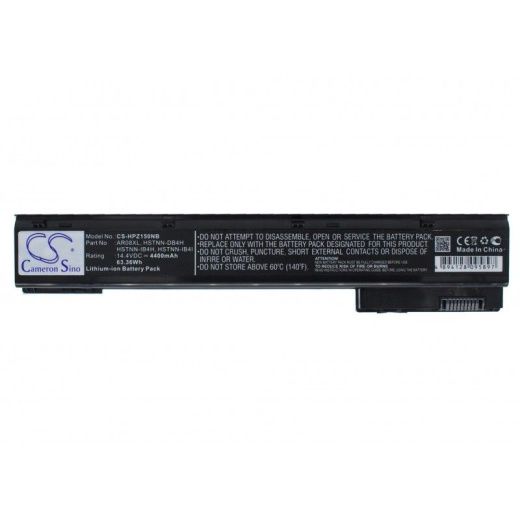 Аккумулятор CameronSino CS-HPZ150NB для ноутбука HP ZBook 15, ZBook 15 G3, 14.4В, 4400 мАч, 63.36 Вт, Li-ion, черный