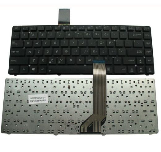 Клавиатура Asus K45, A45 Black с выступами снизу , RU
