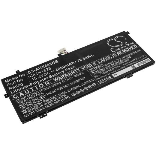 Аккумулятор CameronSino CS-AUX403NB для ноутбука Asus ADOL I403FA, ADOL14F, I403FA, 15.4В, 4600 мАч, 70.84 Вт, Li-Polymer, черный