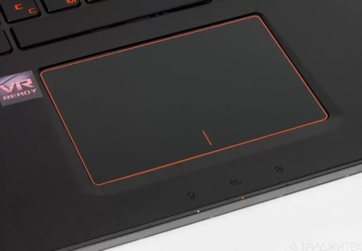 Тачпад для Asus GL553VW черный с красной каймой
