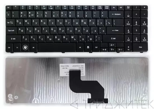 Клавиатура для ноутбука Acer Aspire 5516, eMachines E625, черная