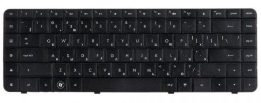 Клавиатура для ноутбука HP G56, G62, Compaq Presario CQ56, CQ62, черная, гор. Enter