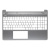 Топкейс (верхняя панель) для HP 15s-fq1000 - серебристый