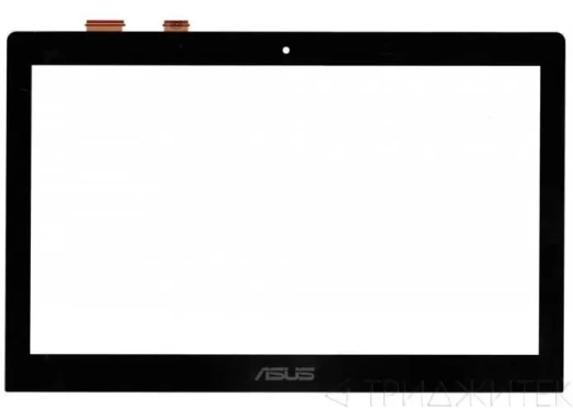 Тачскрин (сенсорное стекло) для ноутбука Asus S300 чёрный, 13.3"