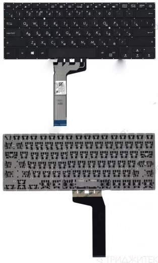 Клавиатура для ноутбука Asus X405, X405U, X405UA, X405UQ, X405UR, X405, X405U черная