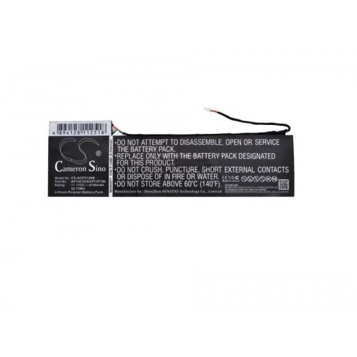 Аккумулятор CameronSino CS-ACP313NB для ноутбука Acer Aspire P3-131, 11.1В, 4750 мАч, 52.73 Вт, Li-Polymer, черный