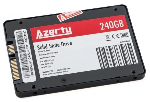 Внутренний SSD накопитель Azerty Bory R500 240GB (SATA III, 2.5", NAND 3D TLC)