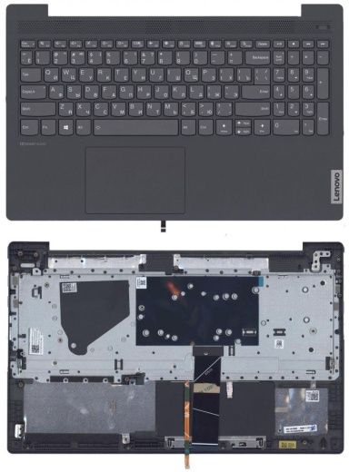 Клавиатура для ноутбука Lenovo IdeaPad 5-15 топкейс темно-серый