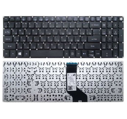 Клавиатура ACER Aspire E5-573, E5-522, Extensa EX251, EX2511, Black, RU