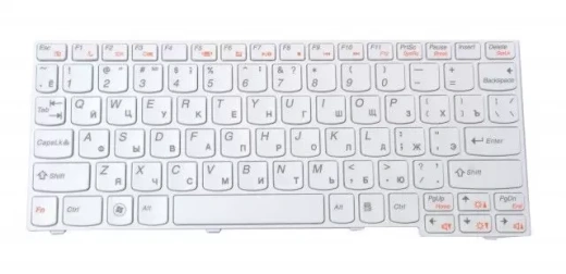 Клавиатура для Lenovo IdeaPad S10-3 RU, White