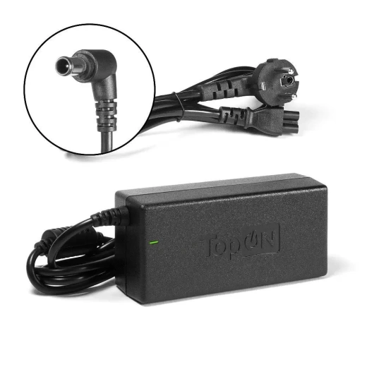 Блок питания (зарядное) TopON TOP-SY04 для ноутбуков Sony 19.5 В, 3.3 А, 6.5x4.4