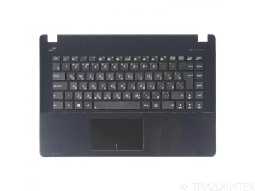 Клавиатура для ноутбука Asus X451, X451CA черная, с топкейсом, без тачпада