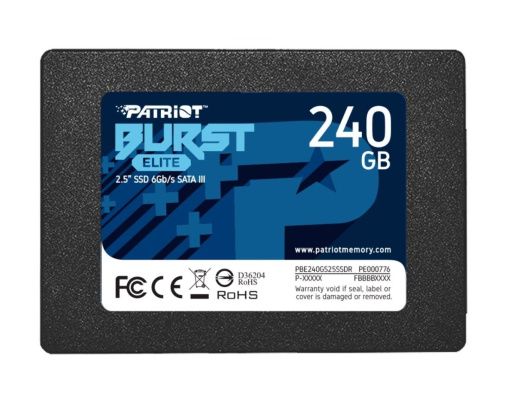 SSD накопитель Patriot 240Gb Burst Elite