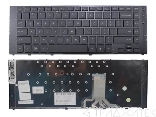 Клавиатура для ноутбука HP Probook 5320 чёрная, с рамкой