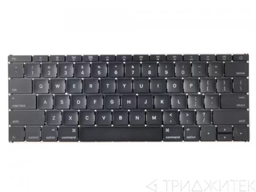 Клавиатура для ноутбука Apple MacBook Retina 12 A1534 Early 2016, прямой Enter US