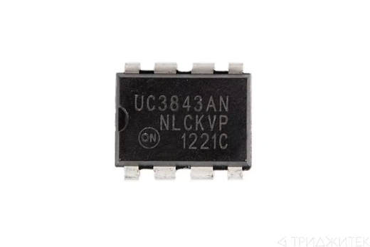 ШИМ-контроллер UC3843AN, DIP-8